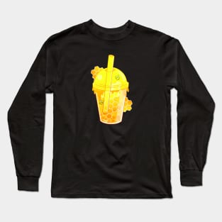 Honey Bee Boba Long Sleeve T-Shirt